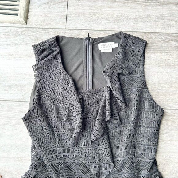 Molly Bracken Ruffles Sleeveless Lace Dress - Picture 5 of 13